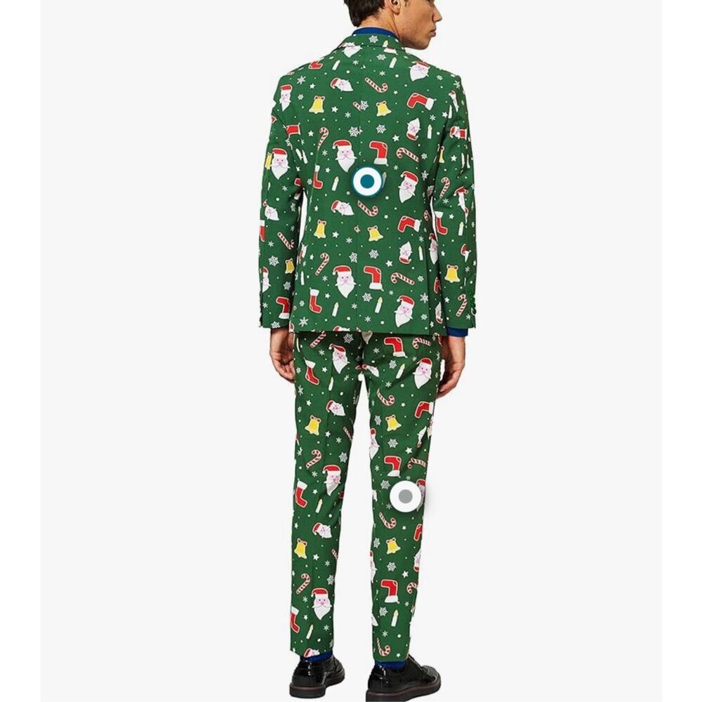 Opposuits Santaboss green Christmas holiday suit size 44 - Picture 4 of 13